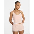 thumbnail image 1 of No Boundaries Lace Cami and Shorts Sleep Set, 2-Piece, Women's XXS-3X, 1 of 5