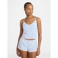 thumbnail image 1 of No Boundaries Lace Cami and Shorts Sleep Set, 2-Piece, Women's XXS-3X, 1 of 5