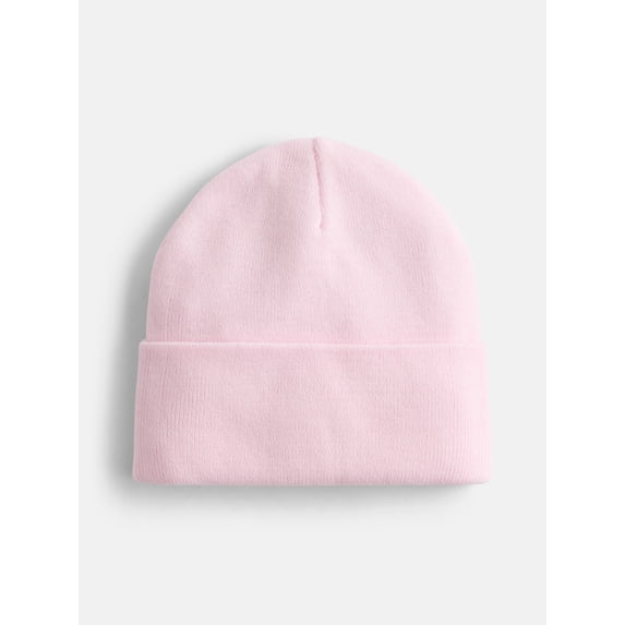 No Boundaries Women's Solid Ribbed Knit Beanie