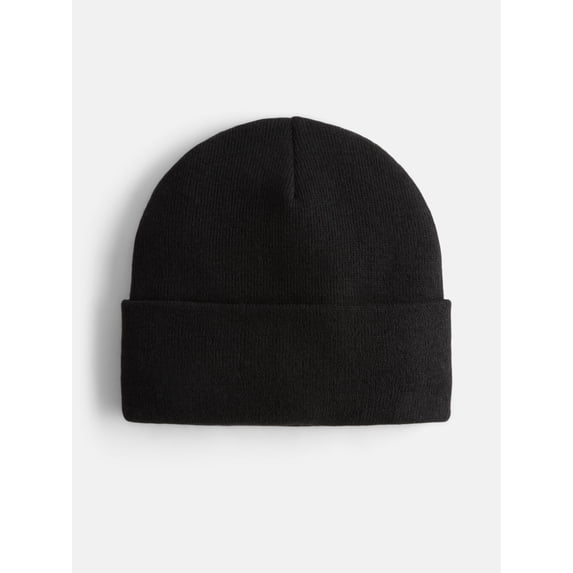 No Boundaries Women's Solid Ribbed Knit Beanie