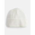 thumbnail image 1 of No Boundaries Women's Solid Ribbed Knit Beanie, 1 of 4