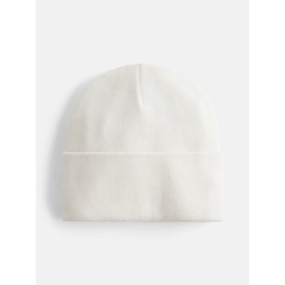 No Boundaries Women's Solid Ribbed Knit Beanie