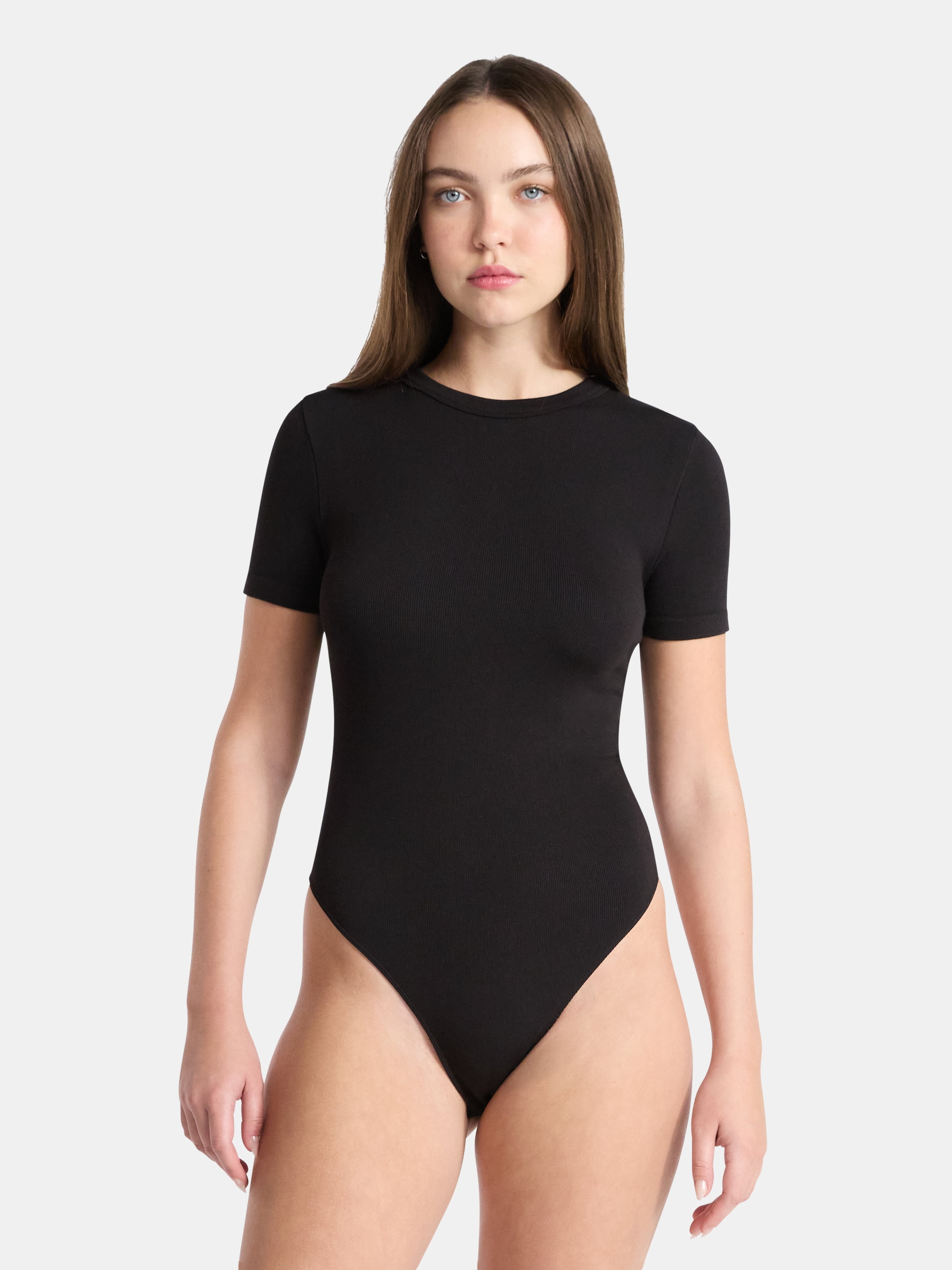 No Boundaries Seamless Bodysuit with Short Sleeves, Women's