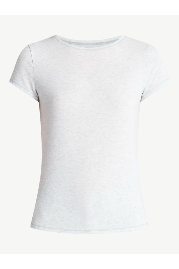 Crew Neck Tee with Short Sleeves, 1 or 3-Pack, Women’s