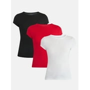 NO BOUNDARIES Scoop Neck Tee with Short Sleeves, Women’s