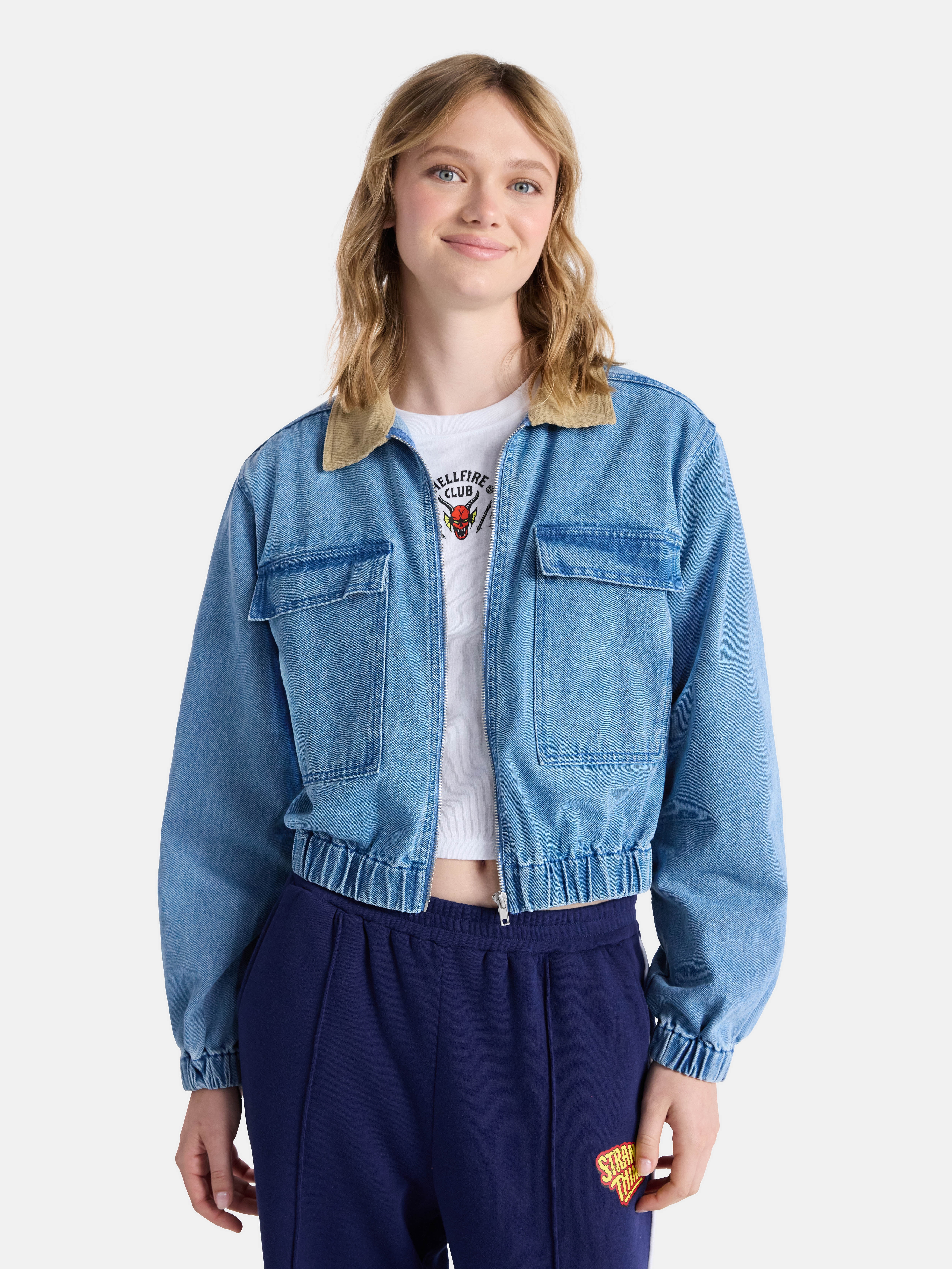 Netflix Stranger Things Cotton Denim Jacket from No Boundaries