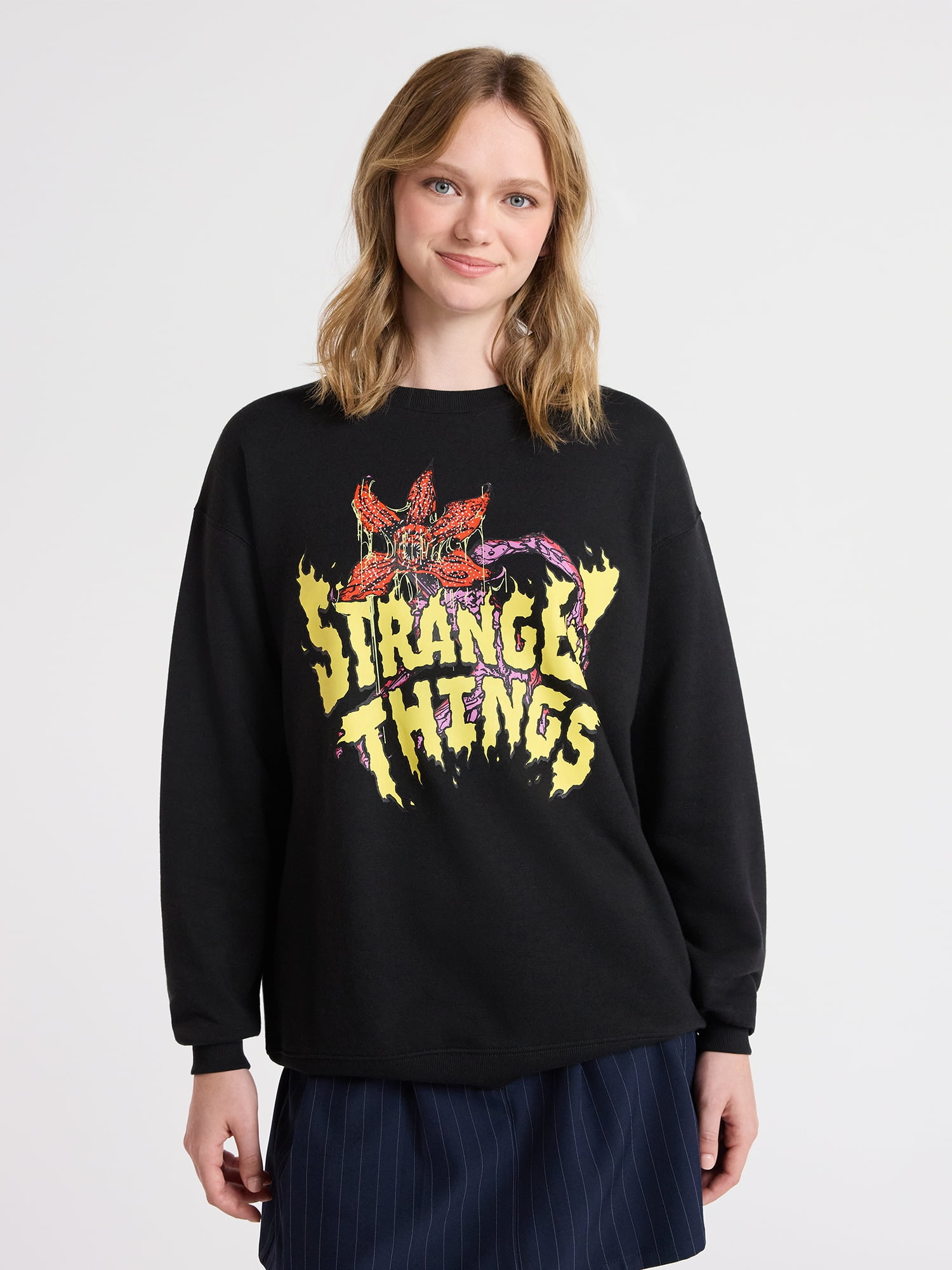 Netflix Stranger Things Oversized Fleece Sweatshirt from No