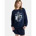 thumbnail image 1 of Netflix Stranger Things Oversized Fleece Sweatshirt from No Boundaries, Women’s Plus, 1 of 5