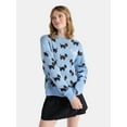 thumbnail image 1 of Netflix Stranger Things Scottie Dog Sweater from No Boundaries, Women's and Women’s Plus, 1 of 5