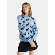 Netflix Stranger Things Scottie Dog Sweater from No Boundaries, Women's and Women’s Plus