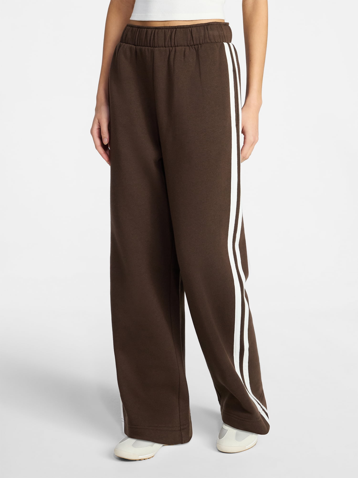Striped Fleece Pants, 30.5'' Inseam, Women's XXS-XXL