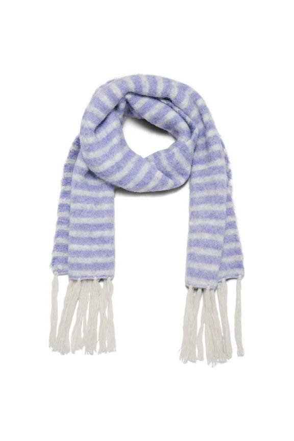 Striped Scarf, Women's, Lilac Multi