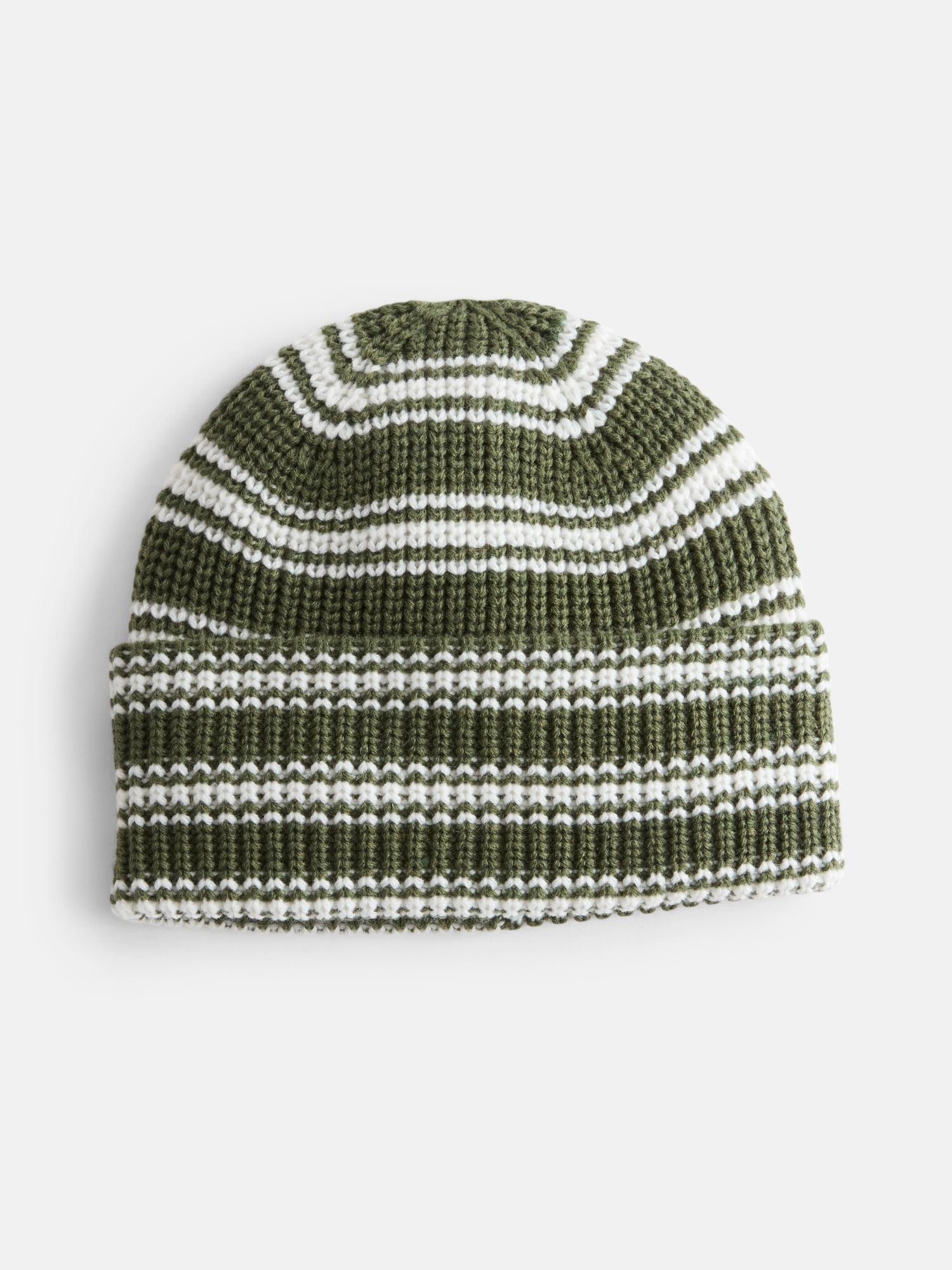 No Boundaries Women's Ribbed Knit Striped Beanie