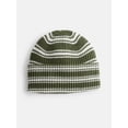 thumbnail image 1 of No Boundaries Women's Ribbed Knit Striped Beanie, 1 of 4