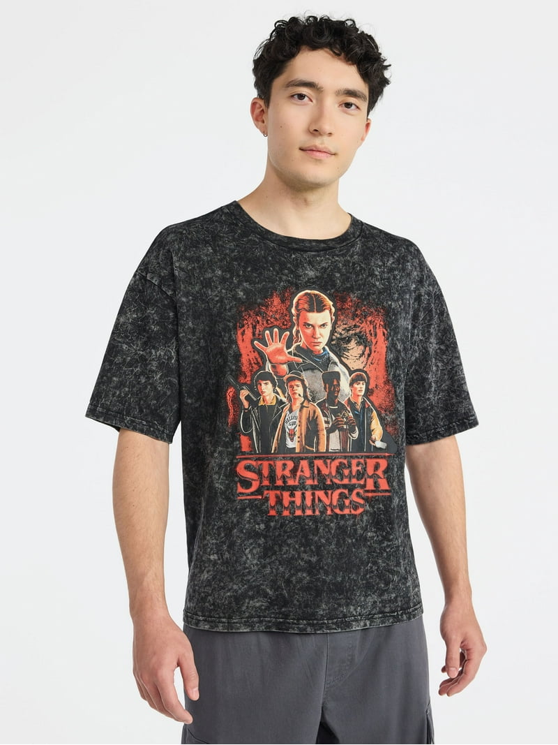 Netflix Stranger Things Roll Out Oversized Graphic T-Shirt from No
