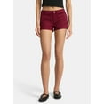 thumbnail image 1 of No Boundaries Faux Suede Low-Rise Hot Shorts, 2'' Inseam, Women's, 1 of 4
