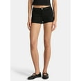 thumbnail image 1 of No Boundaries Faux Suede Low-Rise Hot Shorts, 2'' Inseam, Women's, 1 of 5