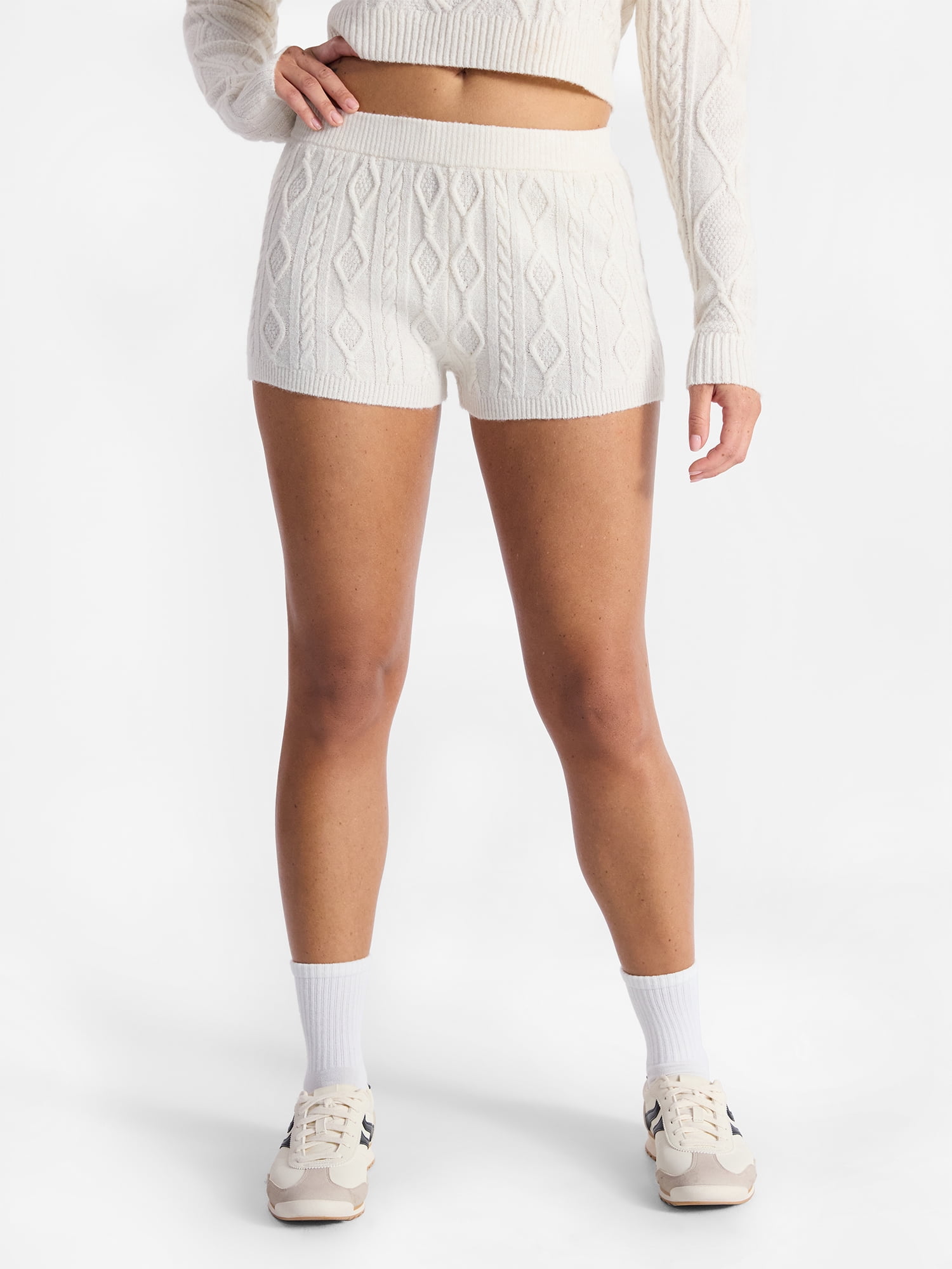 No Boundaries Sweater Shorts, 1.5'' Inseam, Women's