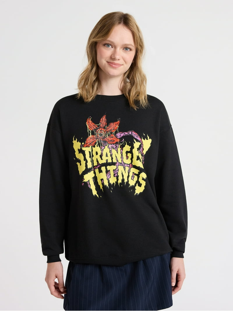 Netflix Stranger Things Oversized Fleece Sweatshirt from No
