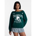 thumbnail image 1 of No Boundaries Off the Shoulder Sweatshirt with Long Sleeves, Midweight, Women’s XXS-4X, 1 of 5