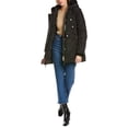 thumbnail image 1 of NB Series by Nicole Benisti womens  Aurora Leather-Trim Down Coat, XL, Black, 1 of 3
