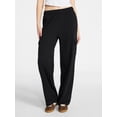 thumbnail image 1 of No Boundaries French Terry Cargo Pants, 30" Inseam, Women's XXS-XXL, 1 of 5