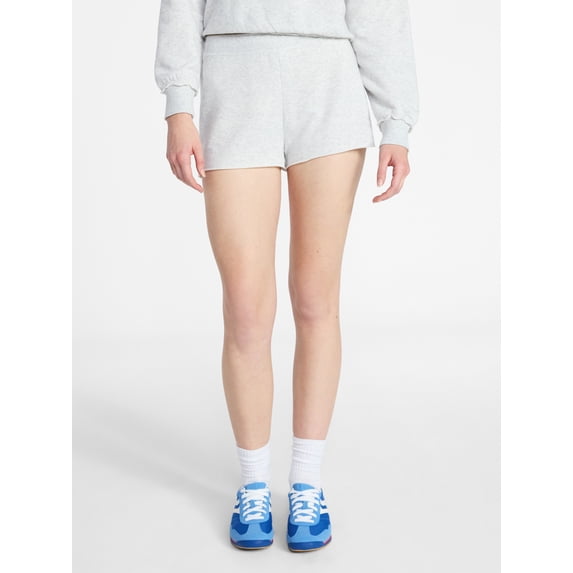 No Boundaries French Terry Pull On Shorts, 2" Inseam, Women's XXS-XXL