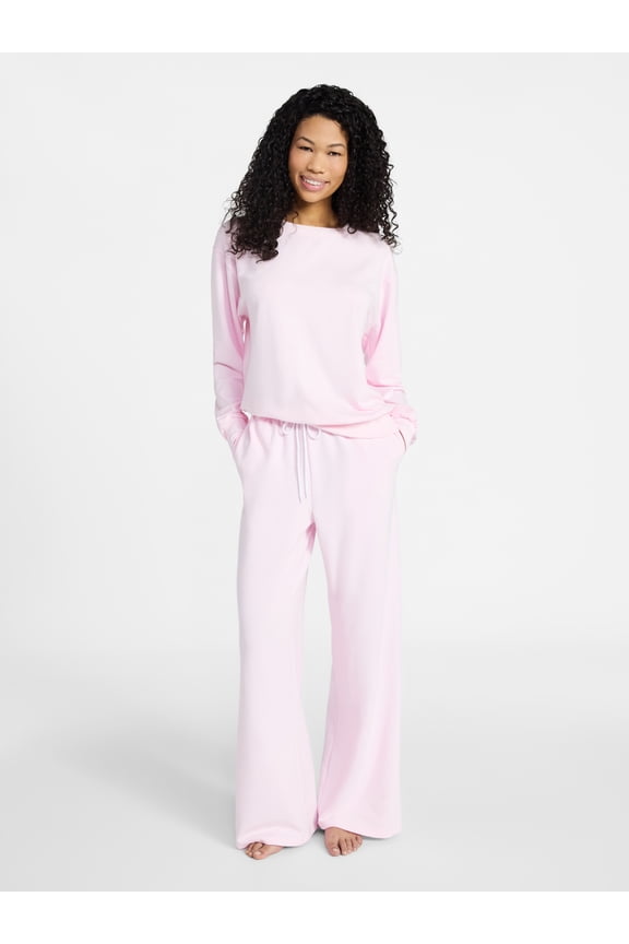 Cozy Sleep Long Sleeve Top and Pants Set, 2-Piece, Women’s XXS-3X