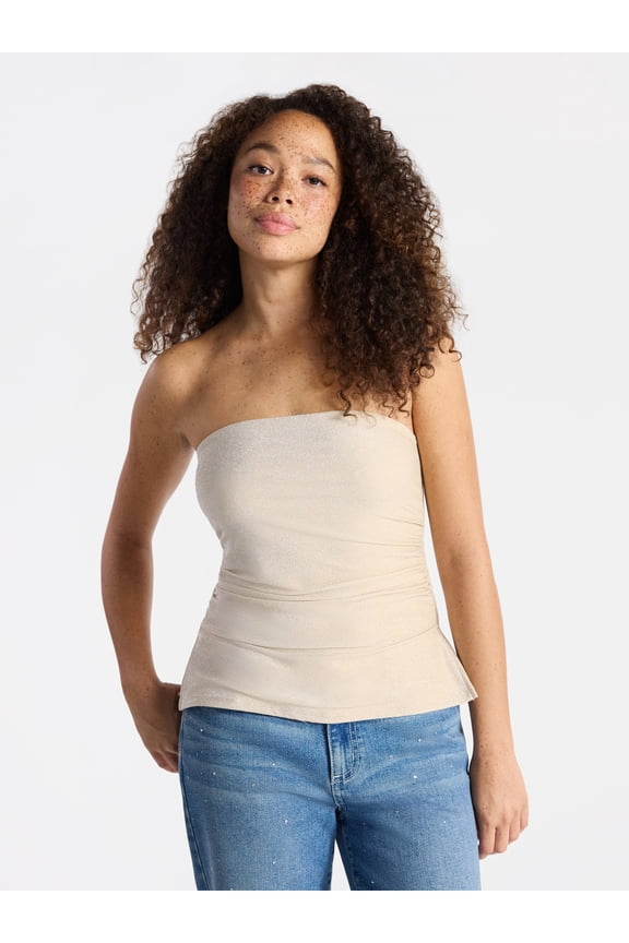 Metallic Tube Top, Women’s