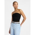 thumbnail image 1 of No Boundaries Cropped Tube Top, Women's XXS-XXL, 1 of 5