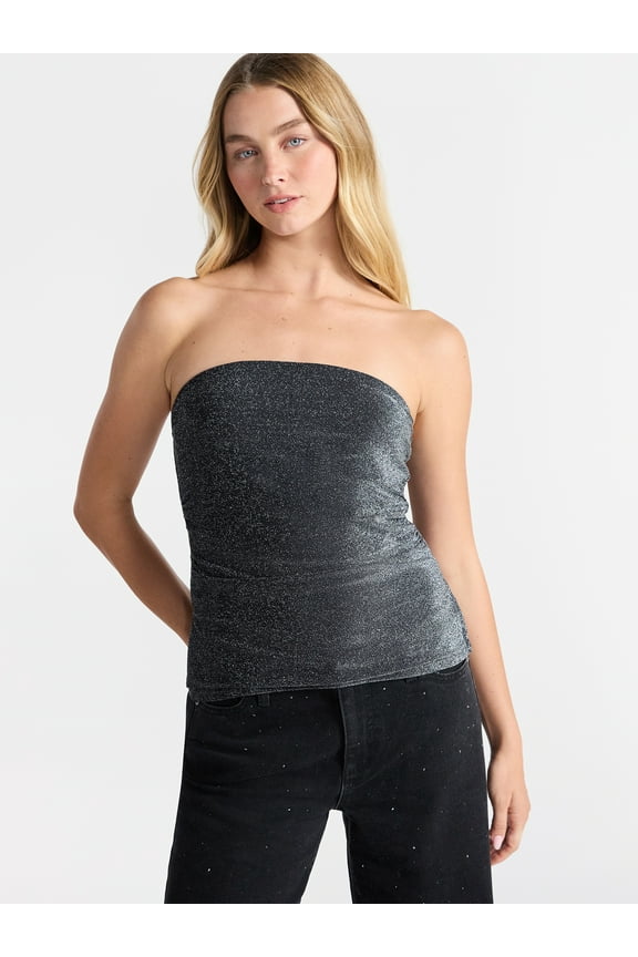 Metallic Tube Top, Women’s