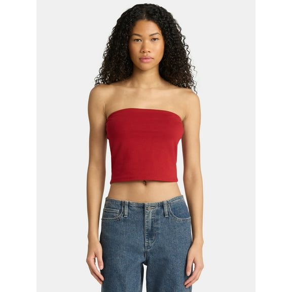 No Boundaries Game Day Cropped Tube Top, Women's