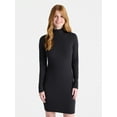 thumbnail image 1 of No Boundaries Turtle Neck Mini Dress, Women’s, 1 of 4