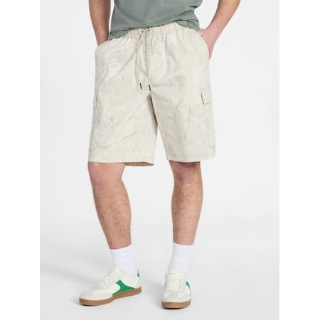 No Boundaries Twill Cargo Shorts, 10 in Inseam, Men's XS-5XL