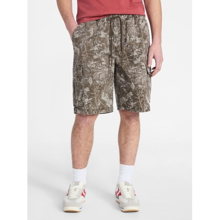 No Boundaries Men's Cargo Shorts, 10 in Inseam, XS-5XL