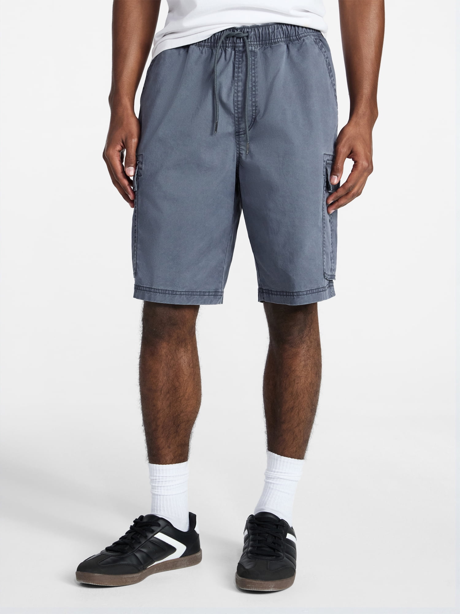 No Boundaries Twill Cargo Shorts, 10" Inseam, Men's XS-5XL
