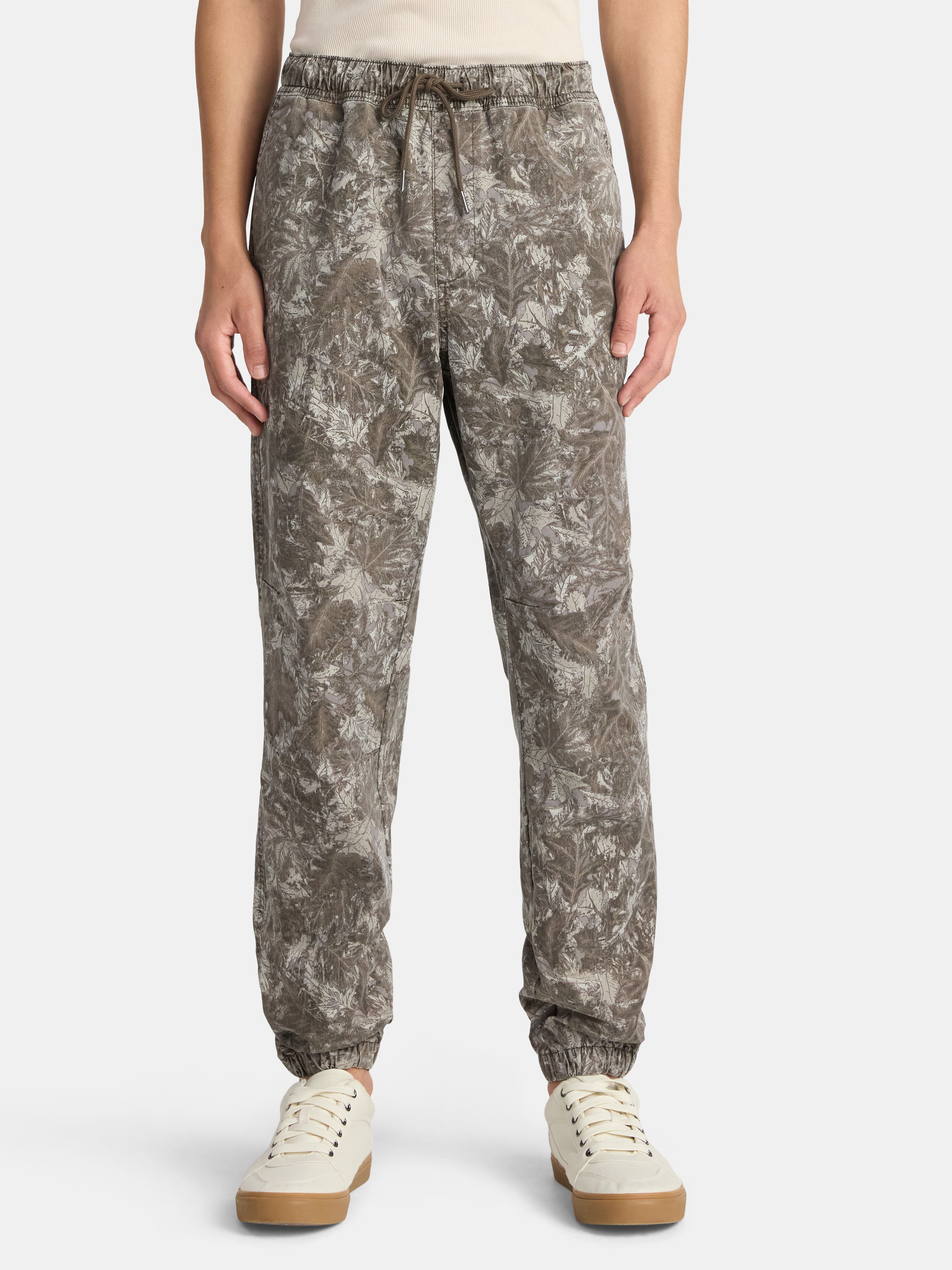 No Boundaries Twill Jogger Pants, Men's XS-5XL