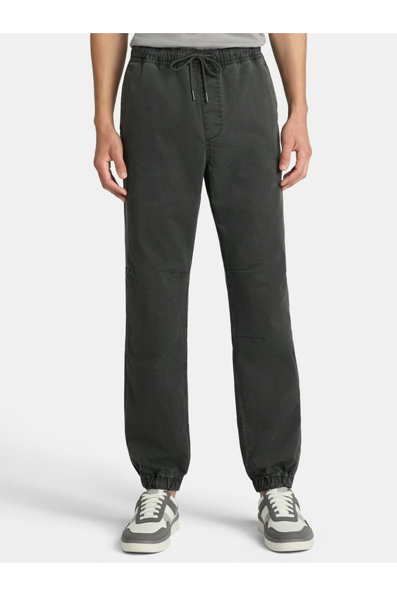 Twill Jogger Pants, Men's XS-5XL