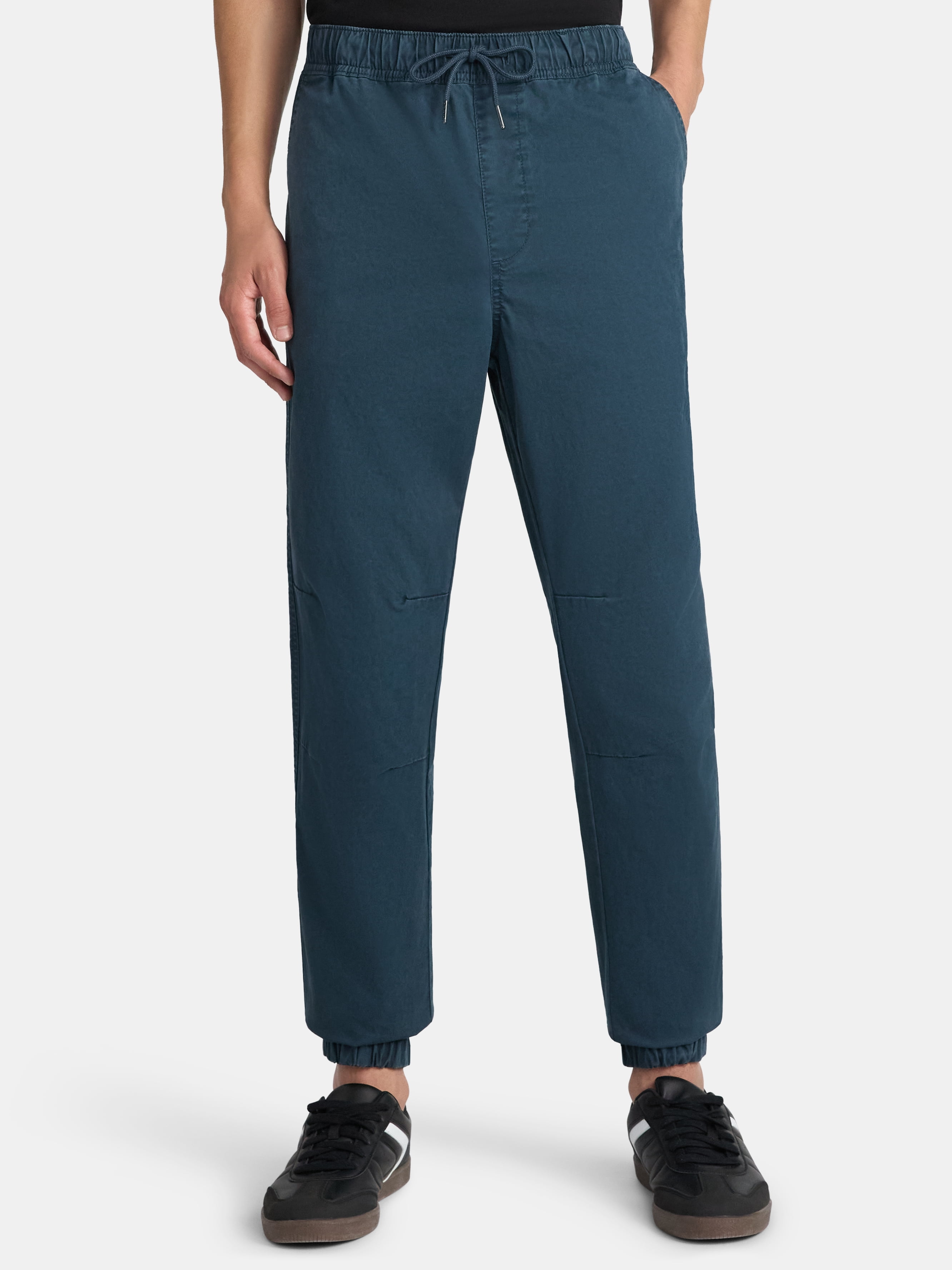 No Boundaries Twill Jogger Pants, Men's XS-5XL