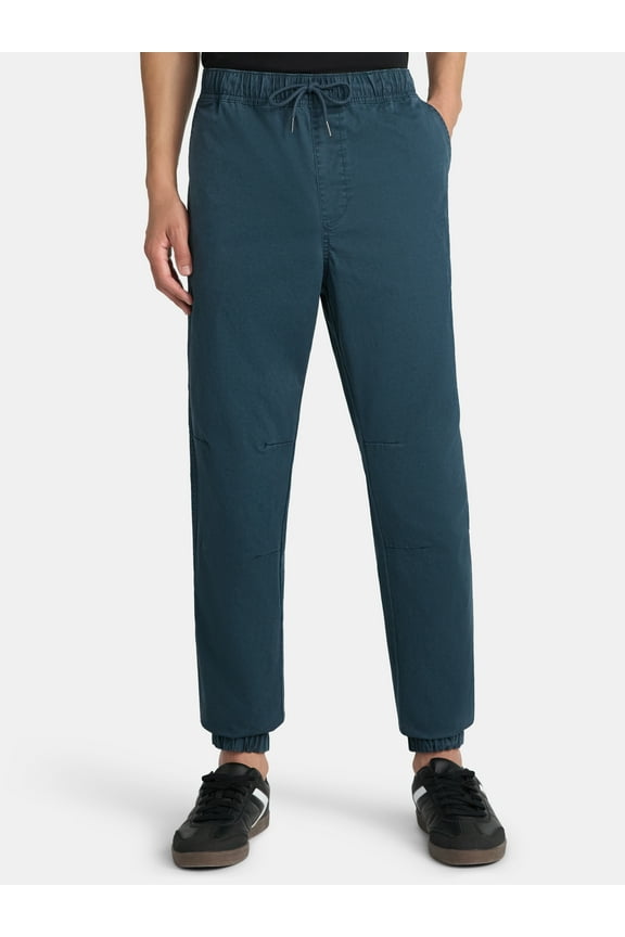 Twill Jogger Pants, Men's XS-5XL