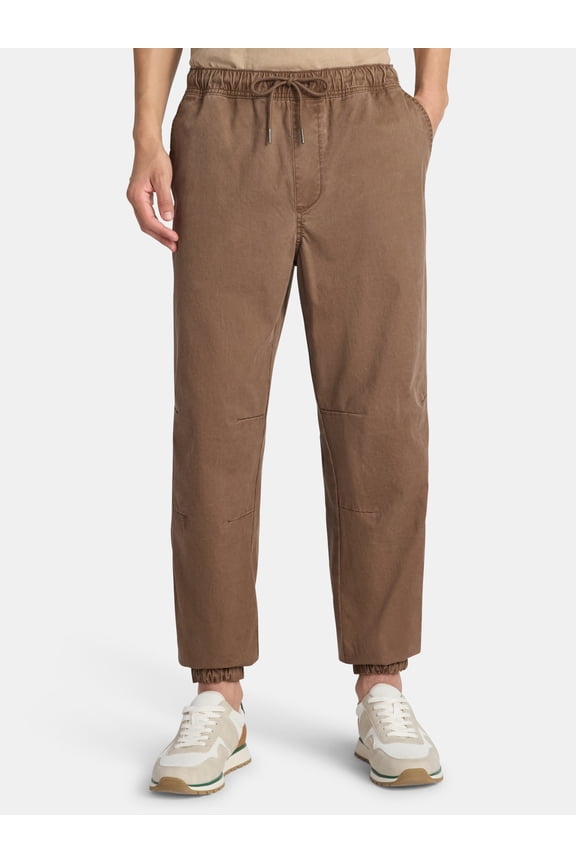 Twill Jogger Pants, Men's XS-5XL