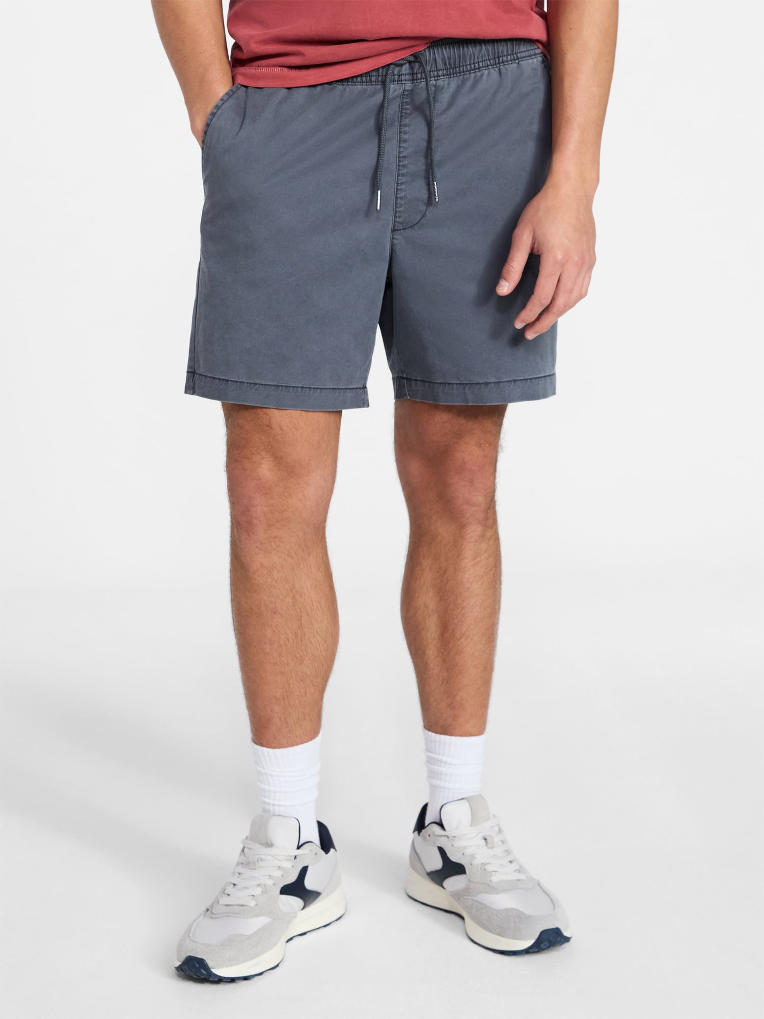 No Boundaries Flat Front Shorts, 6" Inseam, Men's XS-5XL