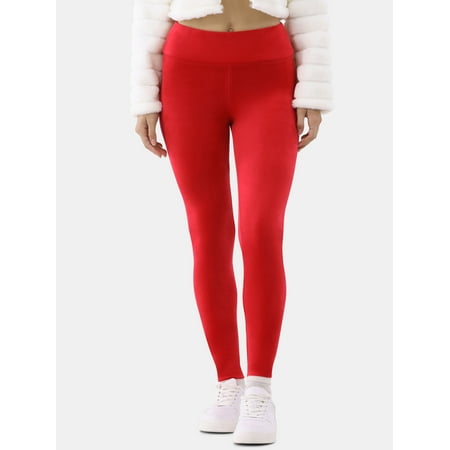 No Boundaries Velour Leggings, 1 or 2-Pack, Women's and Women's Plus