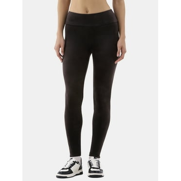 No Boundaries Velour Leggings, 1 or 2-Pack, Women's and Women's Plus