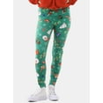 No Boundaries Holiday Velour Leggings, Women's