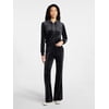 No Boundaries Velour Hoodie and Flare Pants Set, 2