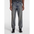 thumbnail image 1 of No Boundaries Vintage Straight Fit Jeans, 100% Cotton 14 oz Denim, Men's 28x30-40x32, 1 of 5