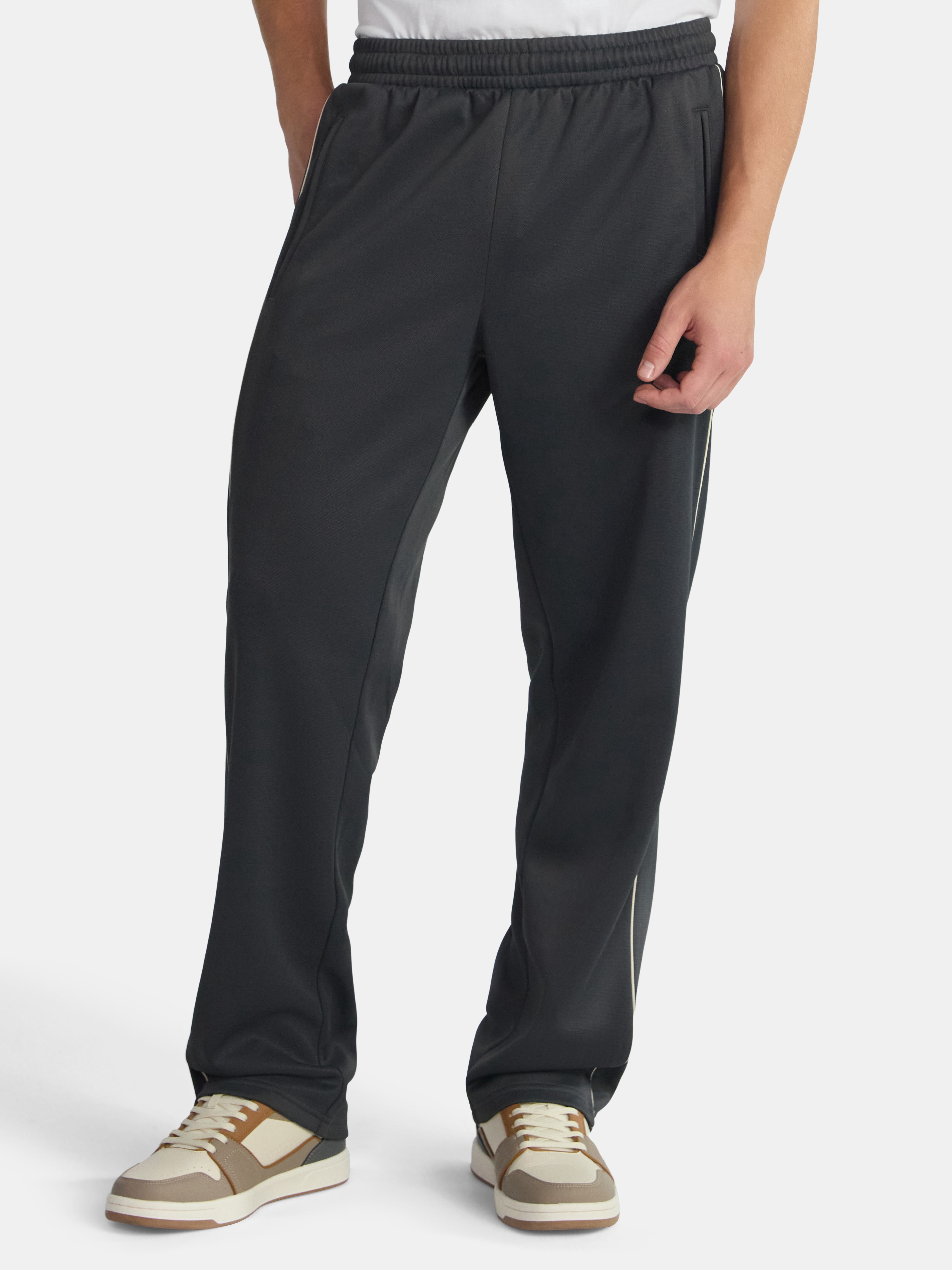 No Boundaries Men's Vintage Style Track Pant, Size XS-5XL