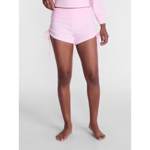 No Boundaries Waffle Knit Sleep Shorts, 2.5'' Inseam, Women’s and Women's Plus XS-2X