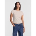 thumbnail image 1 of No Boundaries Waffle Knit Tee, Women’s XXS-XXL, 1 of 6